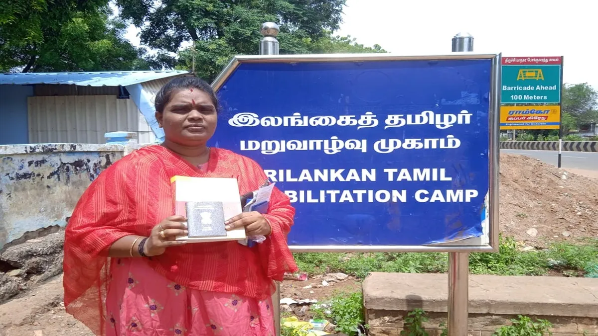 Sri lankan camp woman get Indian identity