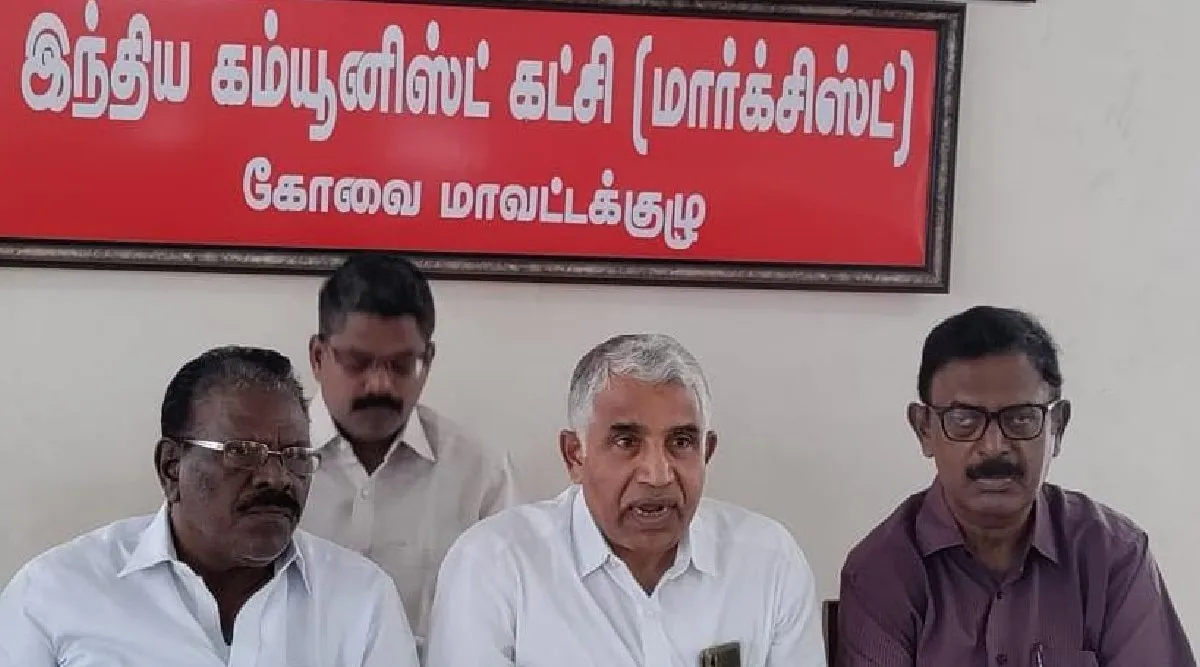 Coimbatore: protest demanding demolition of Isha-Karunya buildings all-party tamil news