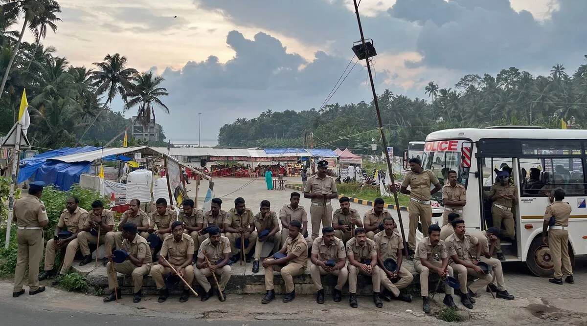Tension at Adani groups Vizhinjam project after protesting fishermen stop boulder-laden trucks