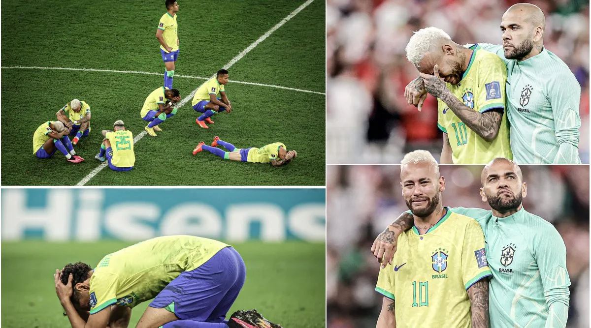 Watch video: Heartbroken Neymar Cries Relentlessly After Brazil's World Cup Exit Tamil News