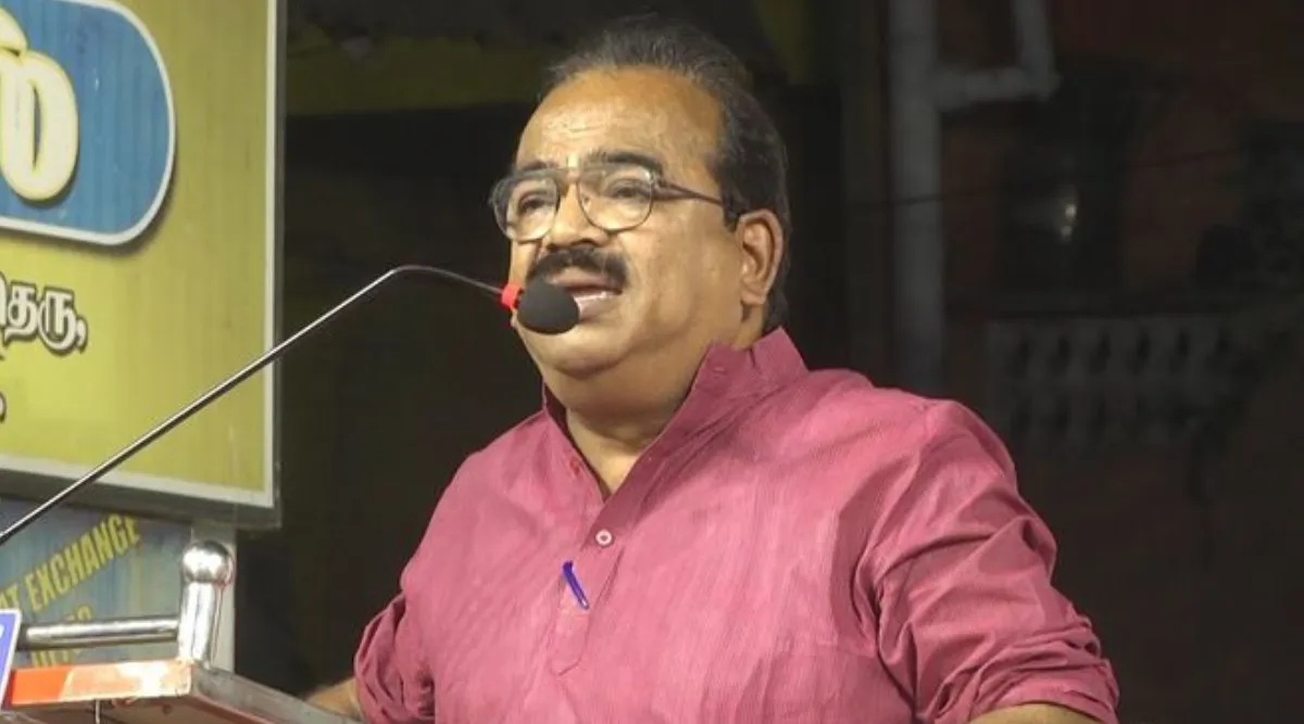 Nanjil Sampath speech about BJP cadre at Erode video