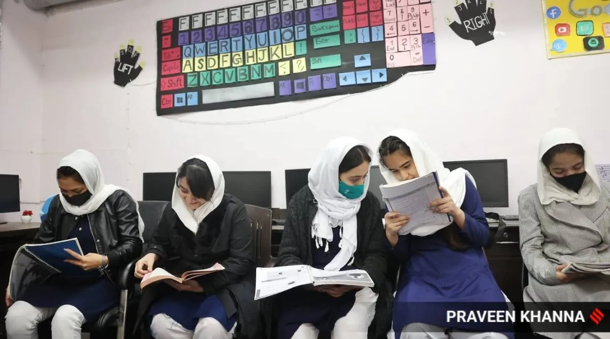 Afghan school in delhi, taliban education ban for women, afghan school in Bhogal, afghani students in delhi, afghanistan, women education
