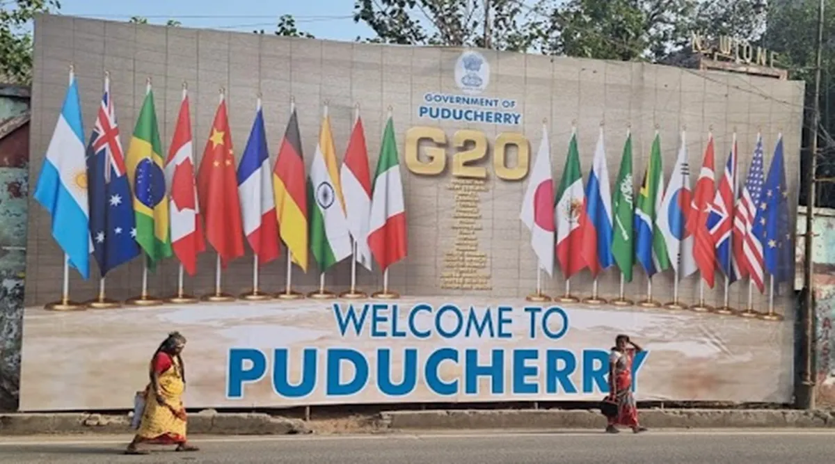 The G20 meeting will be held in Puducherry on January 30 and 31