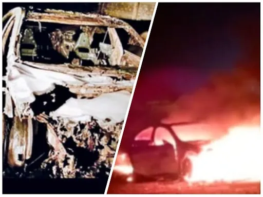 doctor burns Rs 70 lakh luxury car in Tamil Nadu