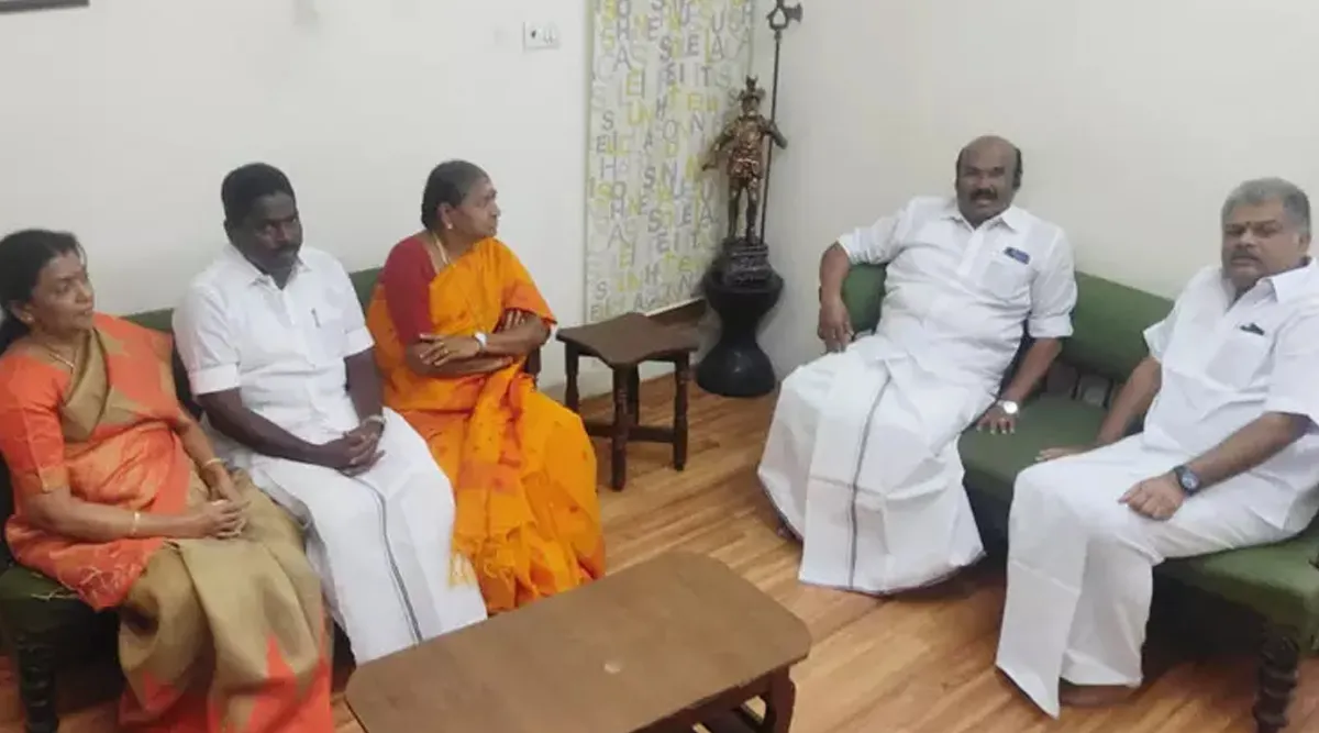 Erode East Constituency by-election DMK leader G.K. Vasan has supported AIADMK