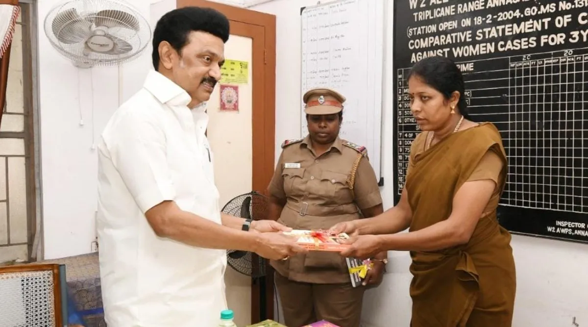 womens day, all women police station, mk stalin, mk stalin wishes women police