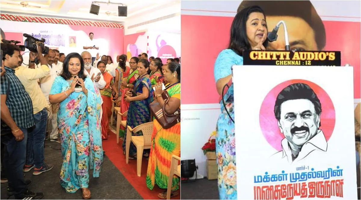 Radhika Sarathkumar, Radhika, DMK, MK Stalin birthday, Kalaignar, Womens day
