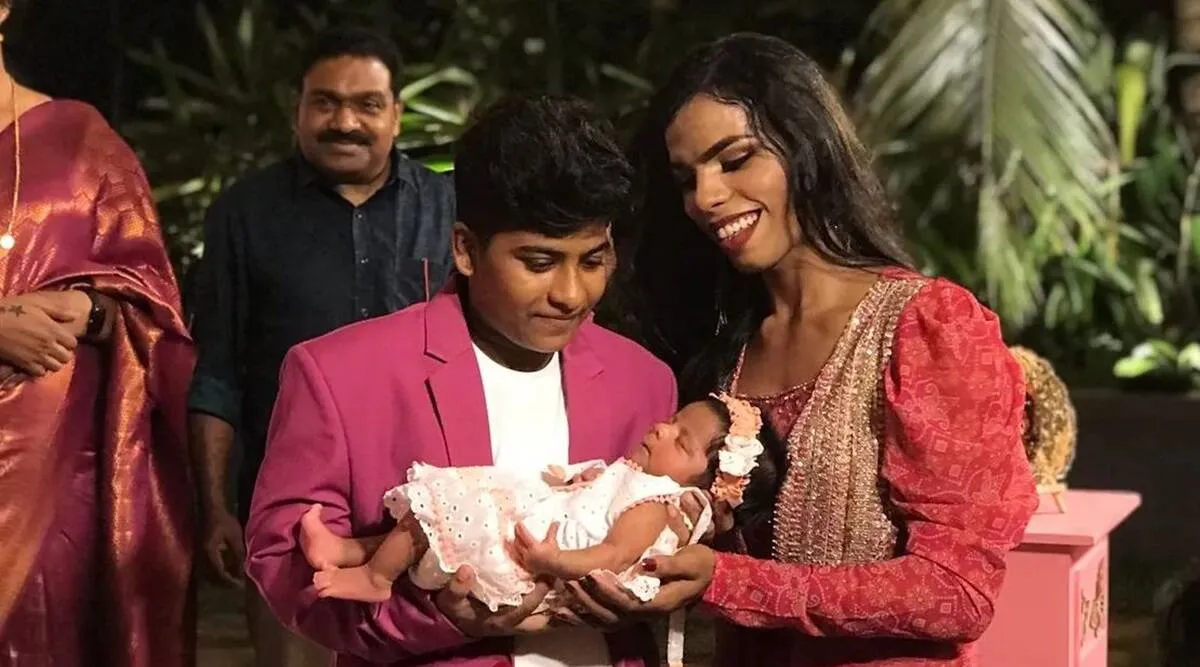 Kerala trans couple holds naming ceremony of baby on Womens Day