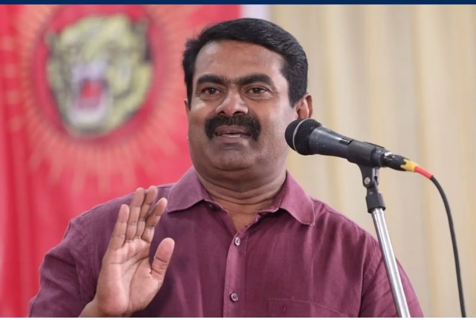Tamil nationalist Seeman booked for remarks on north Indians says was not my intention