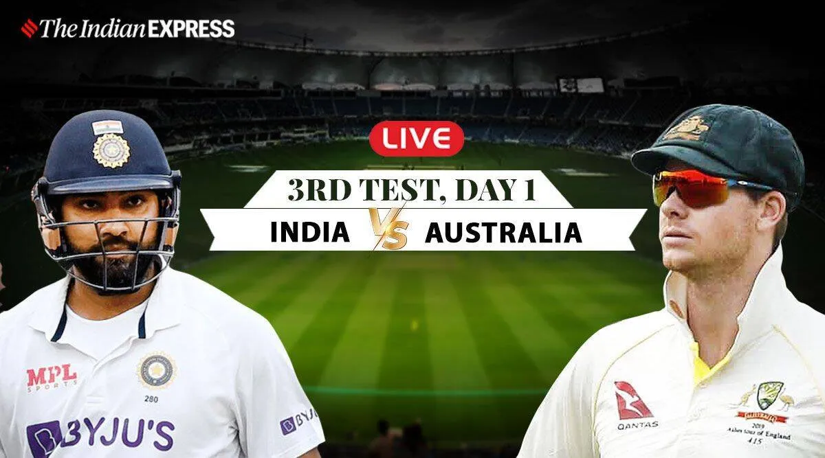 IND vs AUS 3rd Test Live Score Updates in tamil