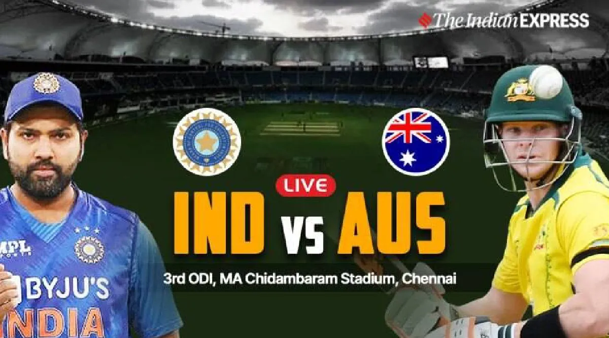 IND vs AUS Live Score 3rd odi Chennai updates in tamil
