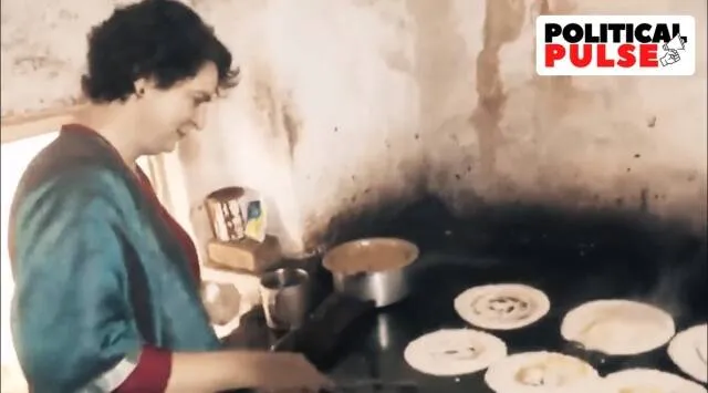 By making dosas Priyanka Gandhi adds flavour to Congress poll recipe in Karnataka