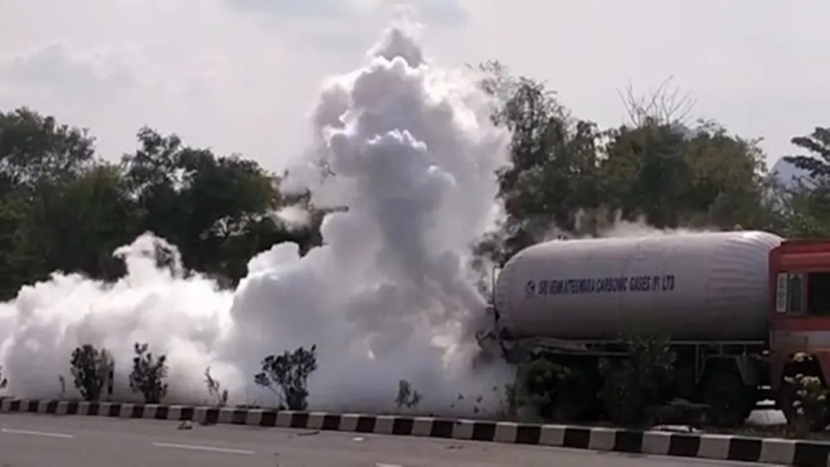 Tanker truck accident in Coimbatore