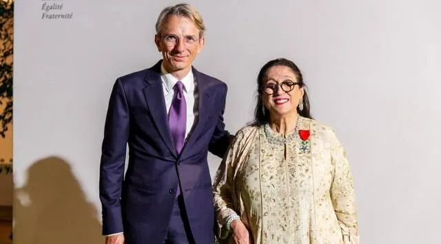 Kiran Nadar conferred with Frances highest civilian award
