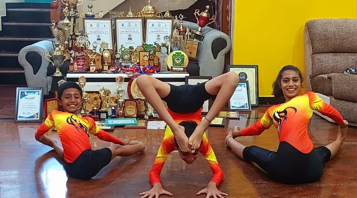coimbatore Siblings Guinness World Record in Yoga Tamil News