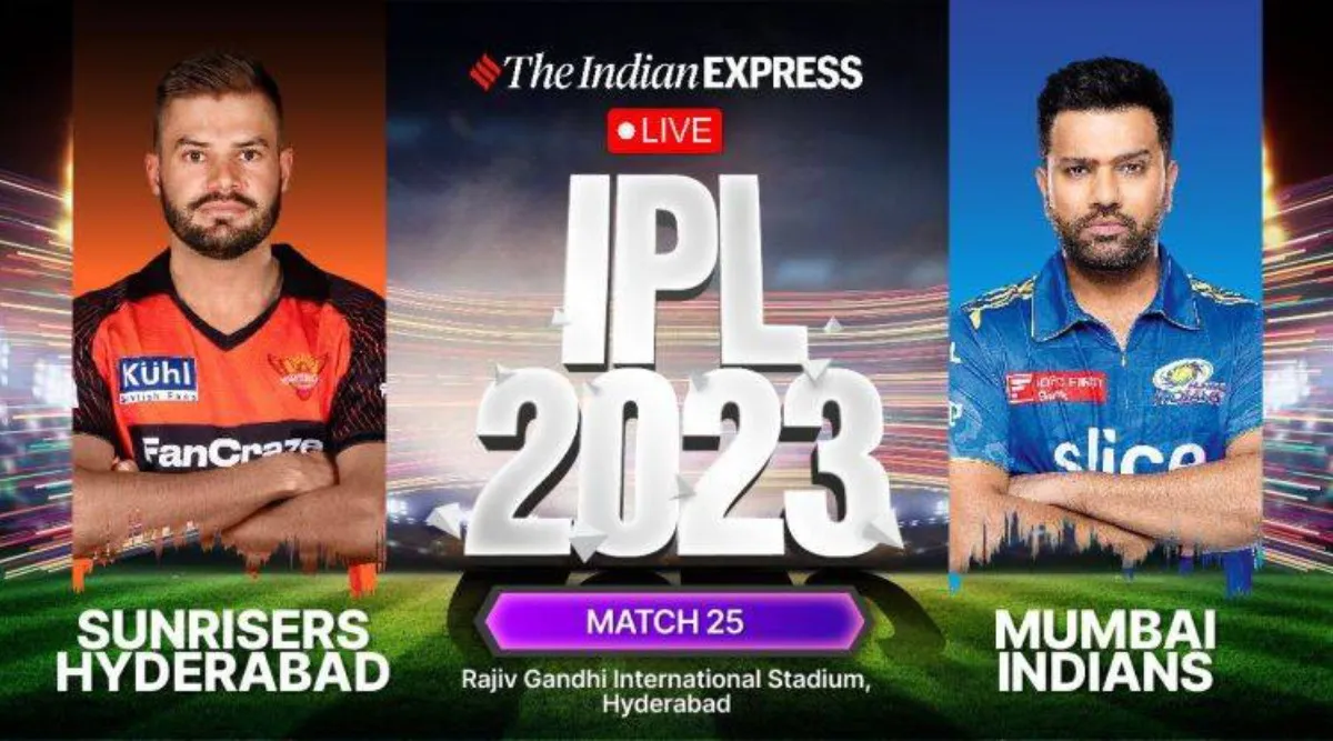 Ipl 2023 match 25th sunrisers hyderabad vs mumbai indians live score and updates in tamil