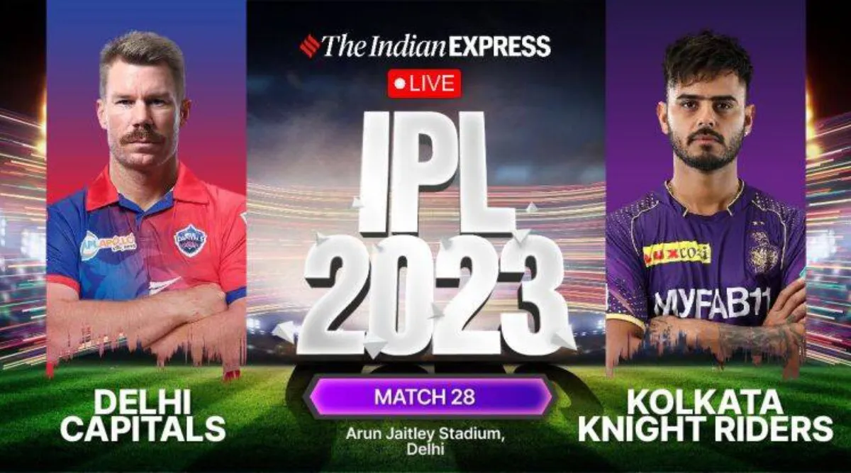 Delhi Capitals vs Kolkata Knight Riders IPL 2023 Live Score in tamil