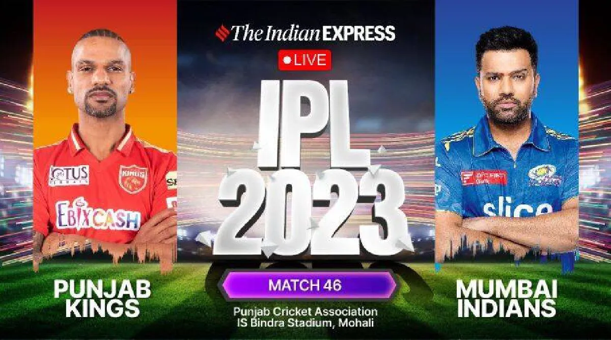 MI vs PBKS Live Score | IPL 2023 Live Score | Mumbai Indians vs Punjab Kings Score