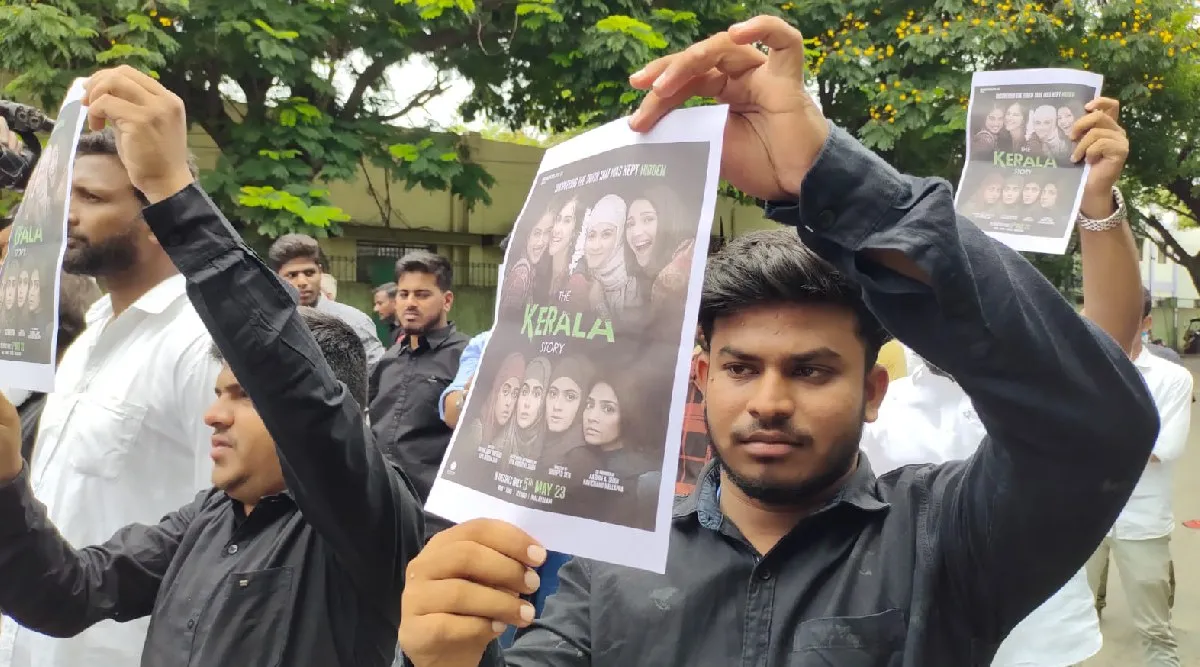 Coimbatore: Members of the Tamil Nadu Muslim Munnetra Kazhagam stage protest The Kerala Story Tamil News