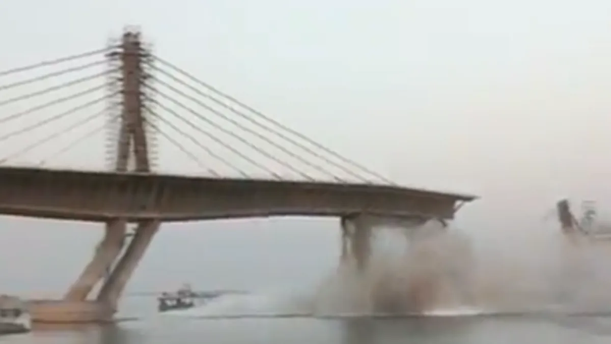 Under construction bridge collapses in Bihar second time since 2022
