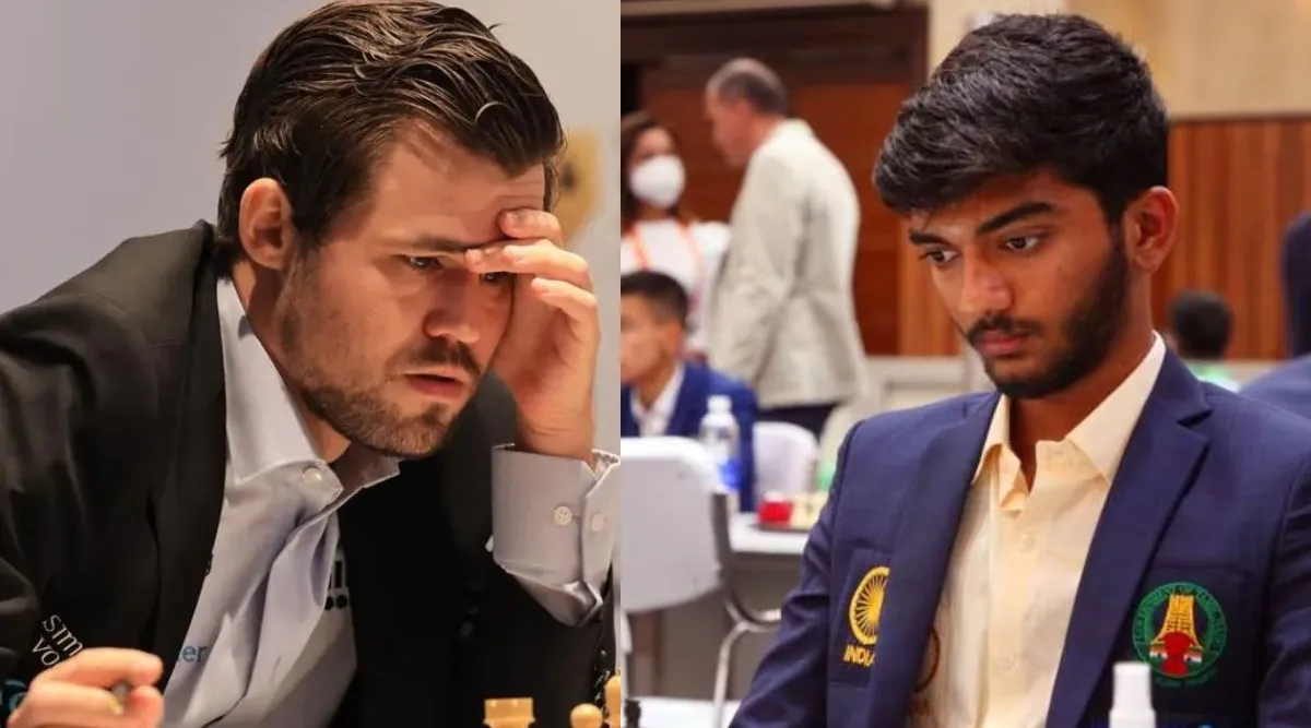 Indian GM D Gukesh achieves career-best live ratings by holding Magnus Carlsen for a draw Tamil News